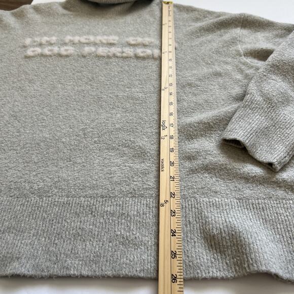 The Cuddle Collab X Target Sweater Womens XXL Gray I'm More Of A Dog Person Cozy - Picture 7 of 8